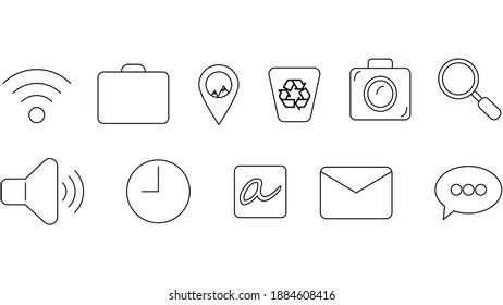 Icons for phone applications. They are very beautiful.