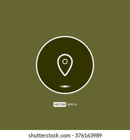 icons pin for Web and Mobile