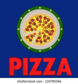 Icons with pizza