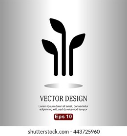 icons plant flat for Web, Mobile and business