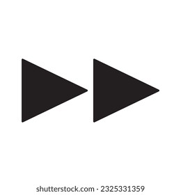 Symbole spielen, anhalten, anhalten, nächste Vektorgrafik-Logo-Design