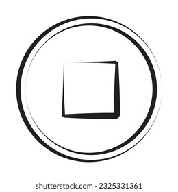 icons play, pause, stop, next vector template illustration logo design