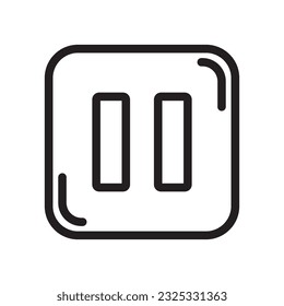 icons play, pause, stop, next vector template illustration logo design