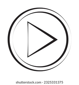 icons play, pause, stop, next vector template illustration logo design