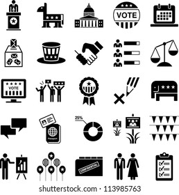 Icons of politics and American elections