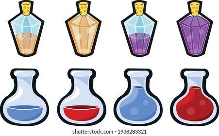 Icons Potions for RPG or other Video Games