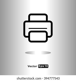 icons printer for Web and Mobile