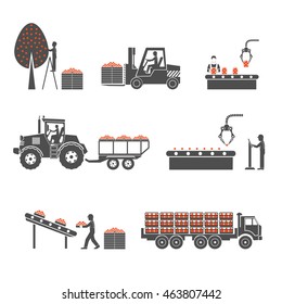 icons processing of agricultural production