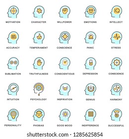 Icons psychology of personality. Psychology of the human personality in the process of life. The thin contour lines.