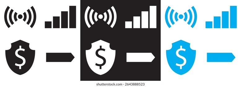 Icons for public navigation. Vector for websites, mobile interfaces, presentations, banner, visual branding etc. Vector illustration. isolated on white and black background. EPS 10