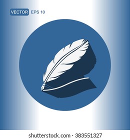 icons quill drawing for Web and Mobile