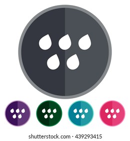 icons raindrops for Web, Mobile and business