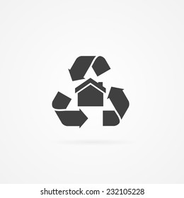 Icons of recycle.