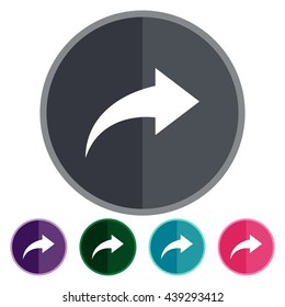 icons redo arrow for Web, Mobile and business