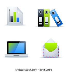 icons with reflections for websites