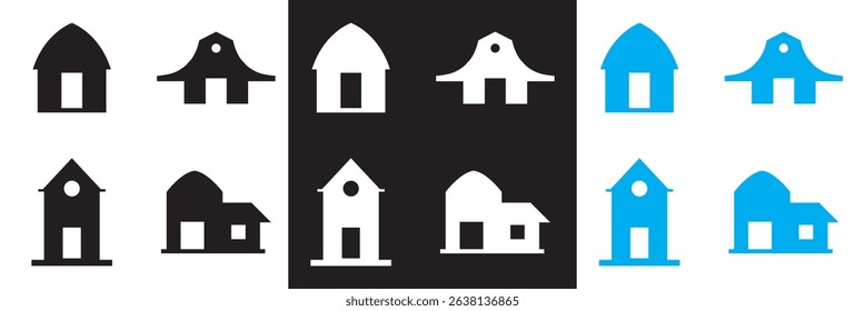 Icons related to barn. Vector pictograms of body organs icon. Vector for websites, mobile interfaces, presentations, banner, visual branding etc. Vector illustration. EPS 10