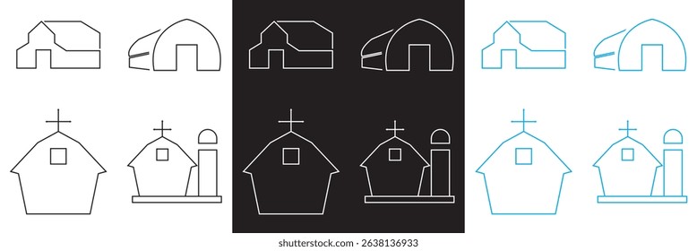Icons related to barn. Vector pictograms of body organs icon. Vector for websites, mobile interfaces, presentations, banner, visual branding etc. Vector illustration. EPS 10