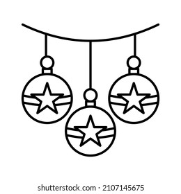Icons related to Christmas and winter that use outline style are perfect for your design projects