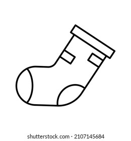 Icons related to Christmas and winter that use outline style are perfect for your design projects