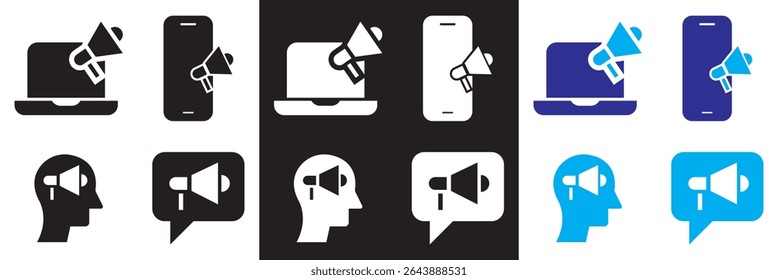 Ícones relacionados a relações públicas . Vetor para sites, interfaces móveis, apresentações, banner, marca visual etc. Ilustração vetorial. isolada no plano de fundo branco e preto. EPS 10
