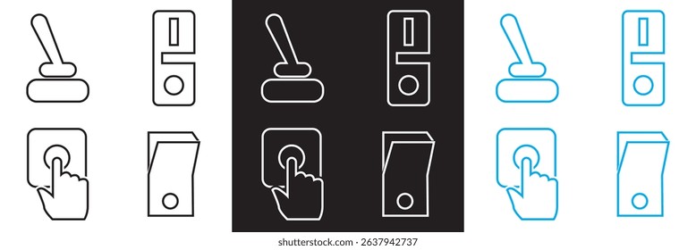 Icons related to switch. Vector pictograms of body organs icon. Vector for websites, mobile interfaces, presentations, banner, visual branding etc. Vector illustration.  EPS 10