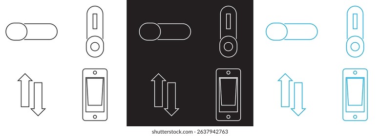Icons related to switch. Vector pictograms of body organs icon. Vector for websites, mobile interfaces, presentations, banner, visual branding etc. Vector illustration.  EPS 10