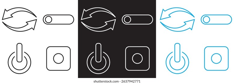 Icons related to switch. Vector pictograms of body organs icon. Vector for websites, mobile interfaces, presentations, banner, visual branding etc. Vector illustration.  EPS 10