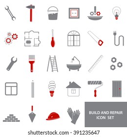icons of  repair  tools, house remodel
