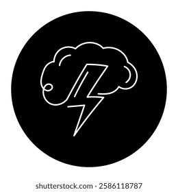 Icons representing Brainstorming,Inspiration,Innovation,Creativity,Motivation, Editable Stroke.