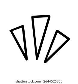 Icons representing feelings of surprise, attention, and awareness. Effect pictograms for surprise, comic notes. Hand drawn vector illustrations.