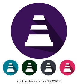 icons road block for Web, Mobile and business