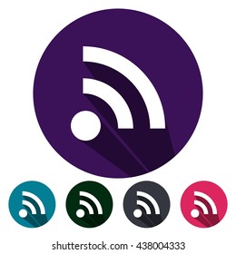 icons rss sign for Web, Mobile and business