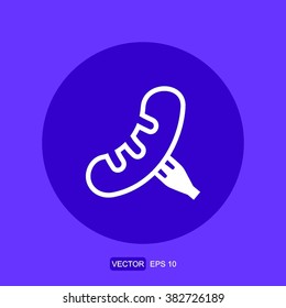 icons sausage fork for Web and Mobile