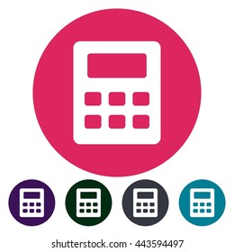 icons school calculator flat for Web, Mobile and business