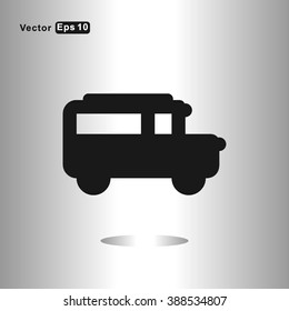 icons schoool bus for Web and Mobile
