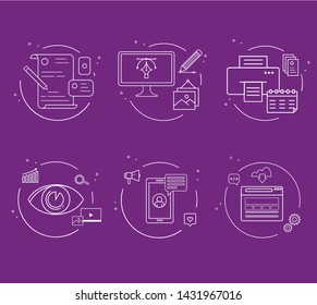 icons of services graphic design agency