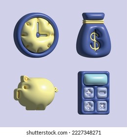 iconos configurar diseño plano de contabilidad