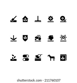 icons set / agriculture / farming icons