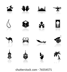 Icons set Arabian