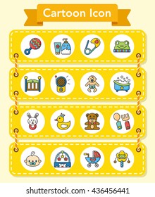 icons set baby icon