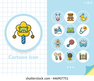 icons set baby icon