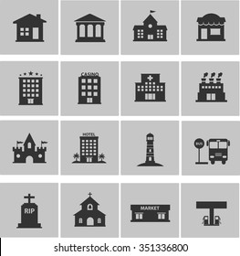 icons set of Building