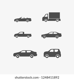 icons set cars