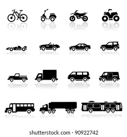 Icons set cars