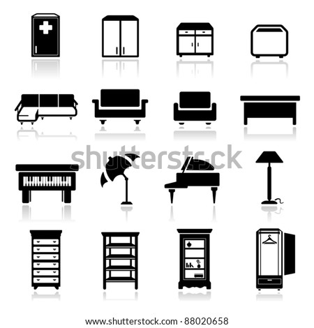Similar – Image, Stock Photo Piano and cabinet by window at home