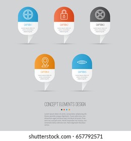 Icons Set. Collection Of Exit, Safeguard, Positive And Other Elements.
