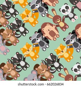 icons set cute animals