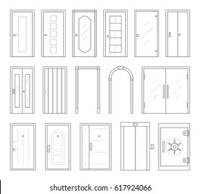 Door Lock Types Stock Vectors Images Vector Art