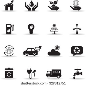 Icons set for Ecology 