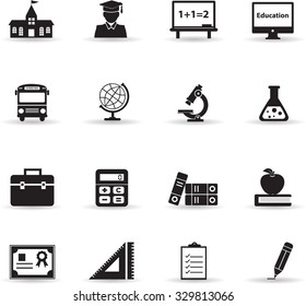 Icons set for Education